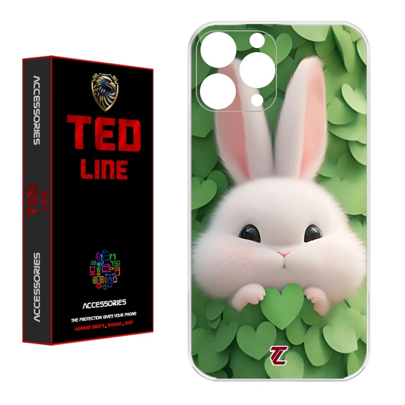 کاور تد لاین طرح خرگوش پشمالو مناسب برای گوشی موبایل اپل Iphone 11 Pro Max