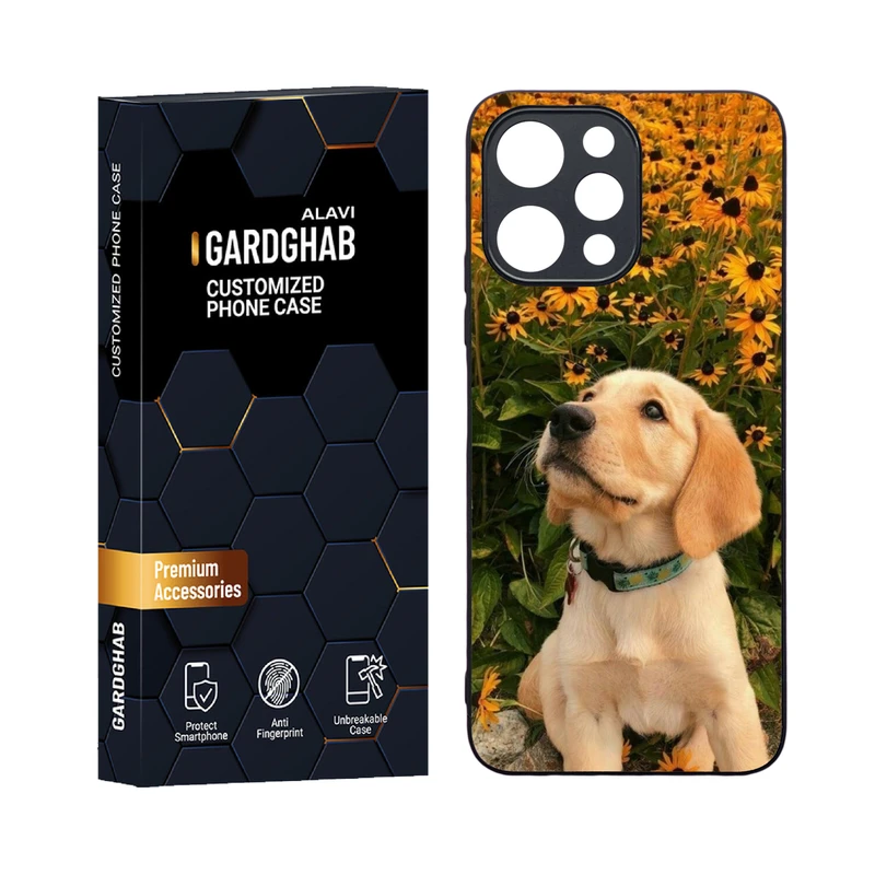 کاور گارد قاب علوی مدل دورژله ای حیوانات مناسب برای گوشی موبایل شیائومی Poco M6 pro 5G