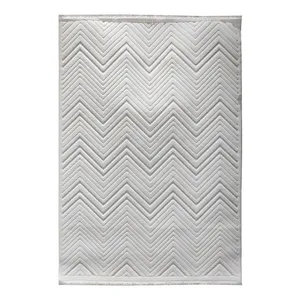 فرش ماشینی 420 شانه فرش آرمانی زمینه کرم حاشیه کرم مدل 5103