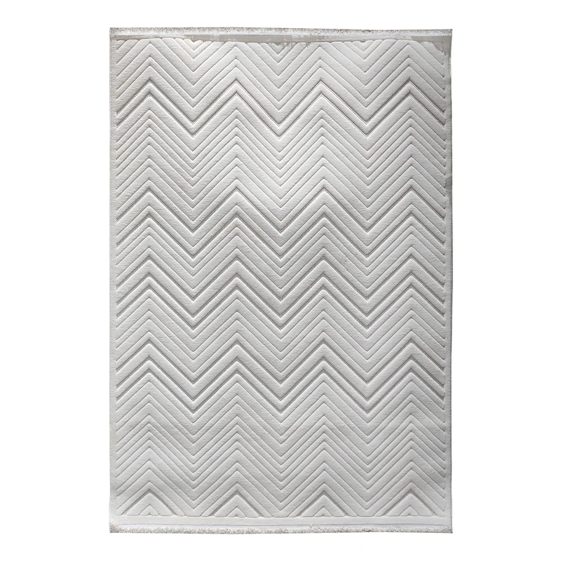 فرش ماشینی 420 شانه فرش آرمانی زمینه کرم حاشیه کرم مدل 5103