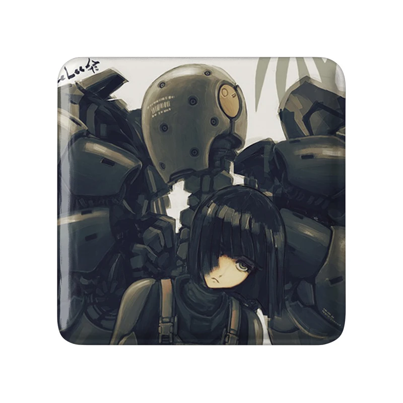 مگنت خندالو طرح بازی متال گیر (Metal Gear) مدل مربعی کد 33137