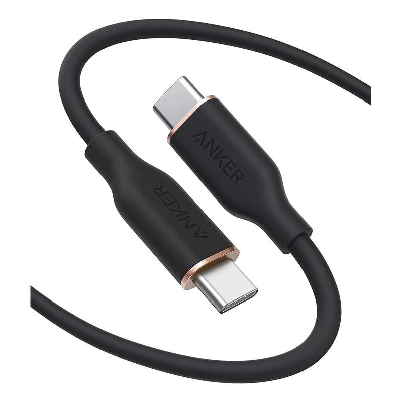 کابل USB-C به USB-C انکر مدل A8553 PowerLine III Flow طول 1.8 متر کابل USB-C به USB-C انکر مدل A8553 PowerLine III Flow طول 1.8 متر