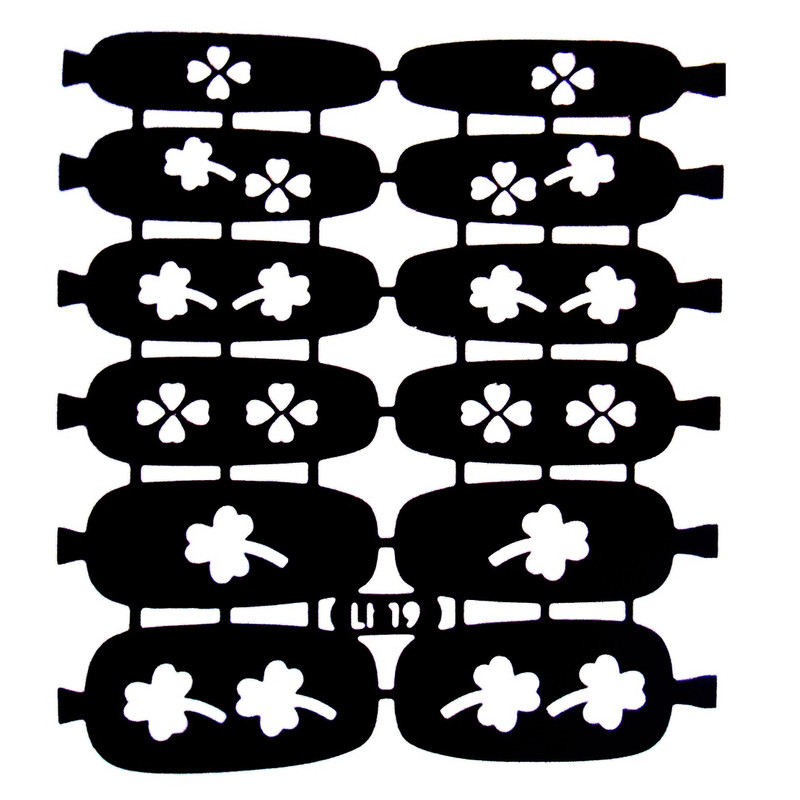 شابلون طراحی ناخن مدل 19 شابلون طراحی ناخن مدل 19