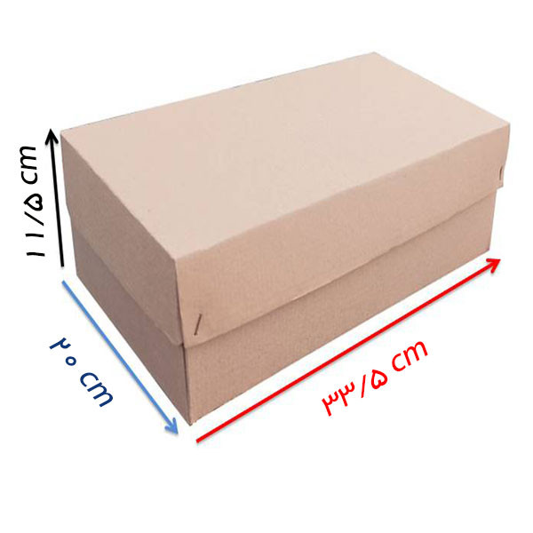 جعبه کفش مدل EH-33/5x20x11/5 بسته 10 عددی