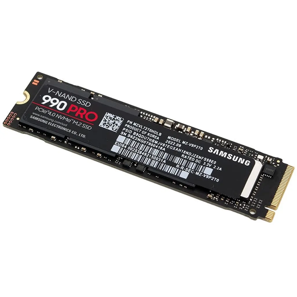 اس اس دی اینترنال PCIe Gen4 x4 سامسونگ مدل PRO 990 ظرفیت 1 ترابایت
