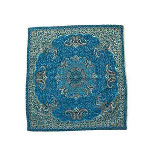 رومیزی ترمه نگین خاتم طرح ترنج یزد کد ya14710201