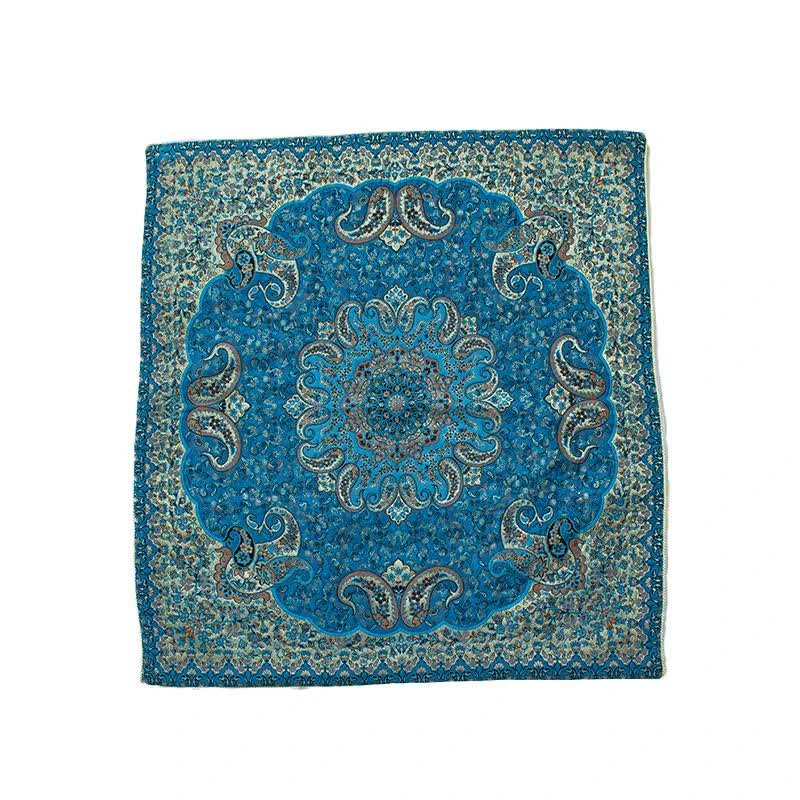 رومیزی ترمه نگین خاتم طرح ترنج یزد کد ya14710201