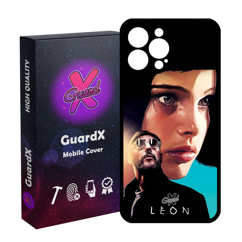 کاور گارد ایکس طرح Leon مدل Glass10322 مناسب برای گوشی موبایل اپل iPhone 14 Pro Max