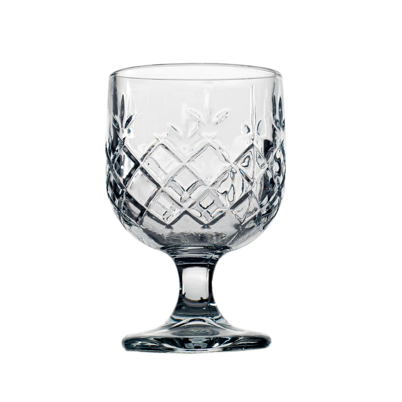 لیوان بلور کاوه مدل کلوین پایه دار مجموعه 6 عددی