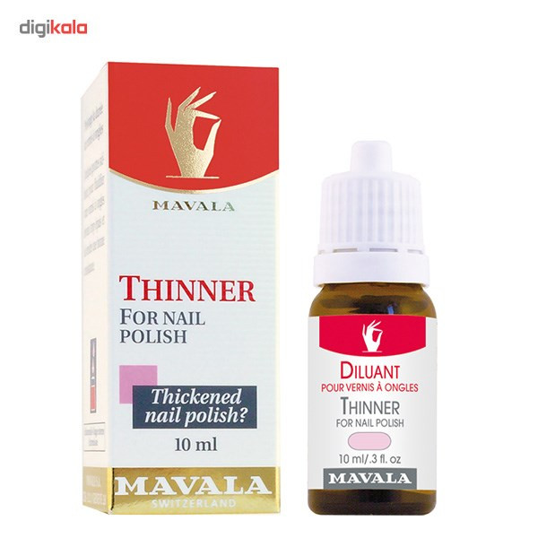 محلول رقیق کننده لاک ناخن ماوالا مدل Thinner حجم 10 میلی لیتر