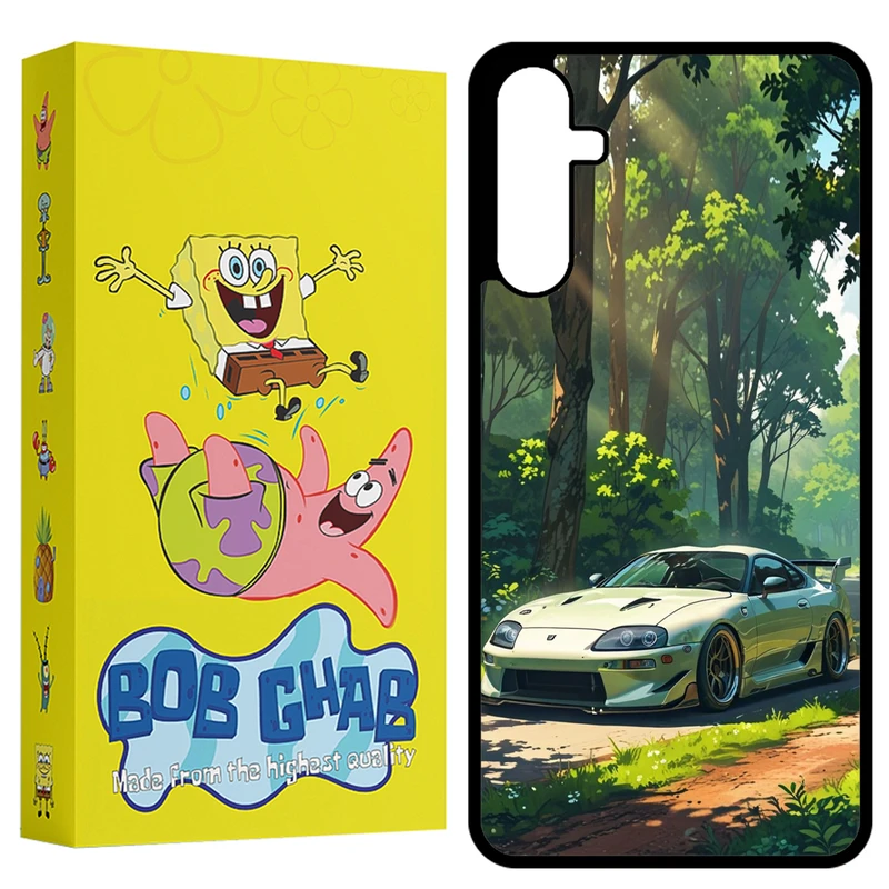 کاور باب قاب طرح ماشین مدل BCPA24 مناسب برای گوشی موبایل سامسونگ Galaxy A24 4G