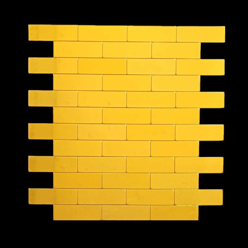 دیوارپوش مدل تایل بین کابینتی پشت چسبدار طرح آجری بسته 6 عددی