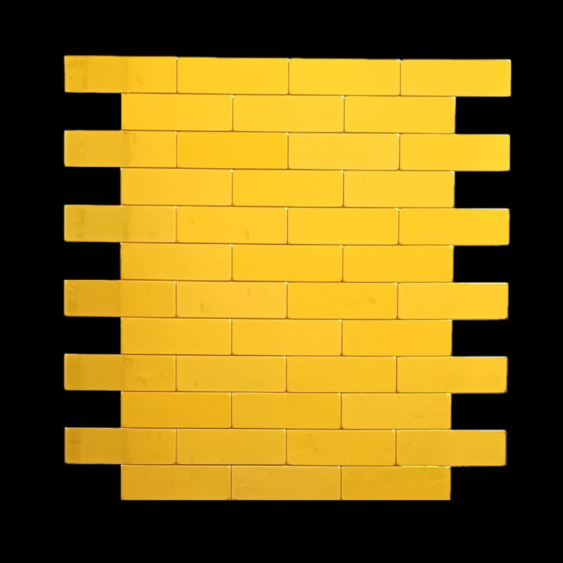 دیوارپوش مدل تایل بین کابینتی پشت چسبدار طرح آجری بسته 6 عددی