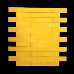 دیوارپوش مدل تایل بین کابینتی پشت چسبدار طرح آجری بسته 11 عددی