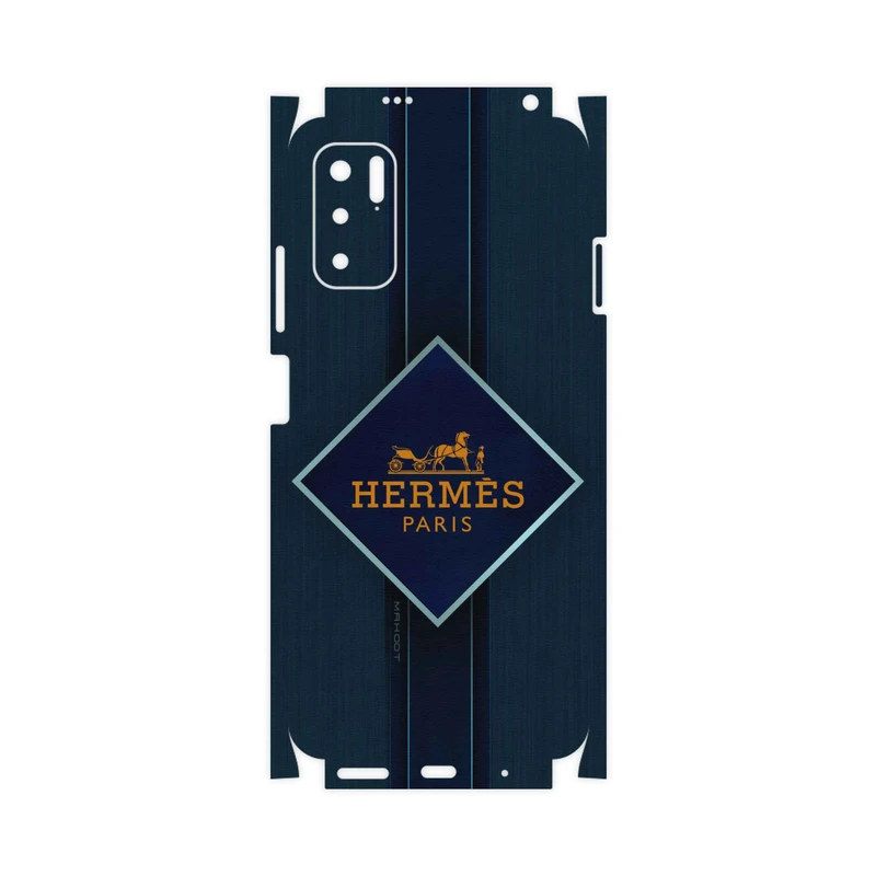 برچسب پوششی ماهوت مدل Hermes-Logo-FullSkin مناسب برای گوشی موبایل شیائومی Redmi Note 10 5G