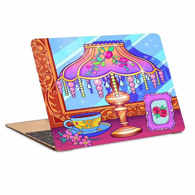 استیکر لپ تاپ طرح نقاشی فانتزی  کد P-1414 مناسب برای لپ تاپ 15 تا 17 اینچ