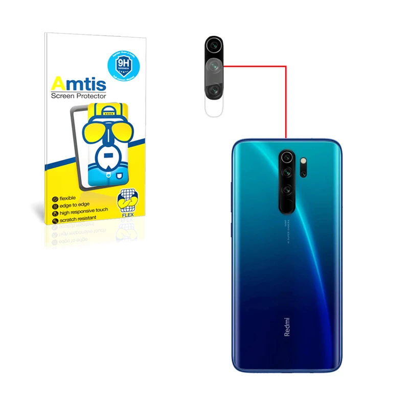 محافظ لنز دوربین امتیس مدل redminote 8 pro مناسب برای گوشی موبایل شیائومی REDMI NOTE 8 PRO