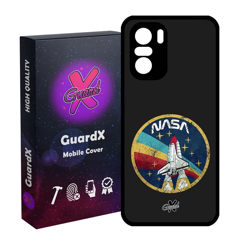 کاور گارد ایکس طرح Nasa مدل Glass10087 مناسب برای گوشی موبایل شیائومی Poco F3/MI 11X/MI 11X Pro/Redmi K40/K40 Pro