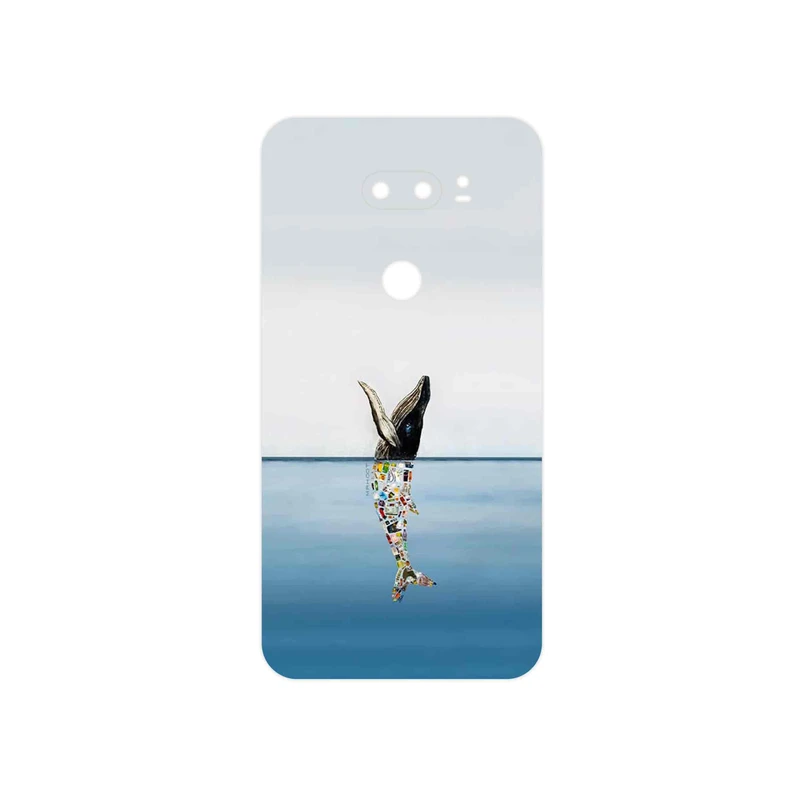 برچسب پوششی ماهوت مدل Collage of Sea Trash مناسب برای گوشی موبایل ال جی V30
