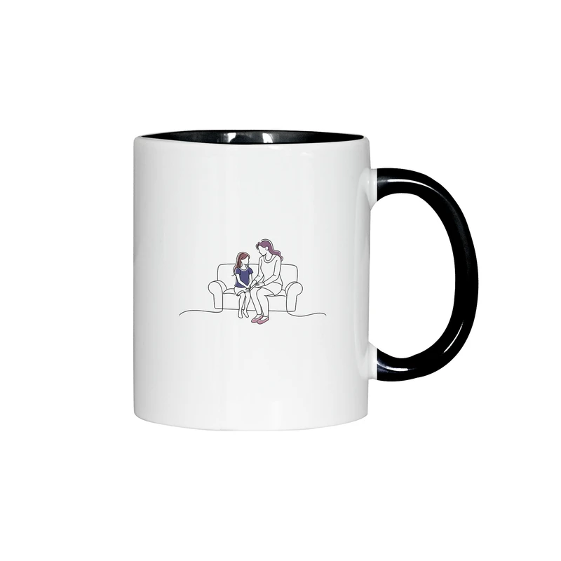 ماگ ژالینو طرح مادر و دختر کد 001