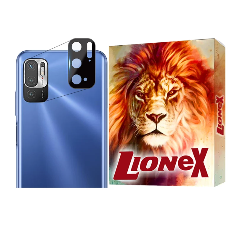 محافظ لنز دوربین  لایونکس مدل FULLENSLمناسب برای گوشی موبایل شیائومی Poco M3 Pro 4G / Poco M3 Pro 5G / Redmi Note 11 SE