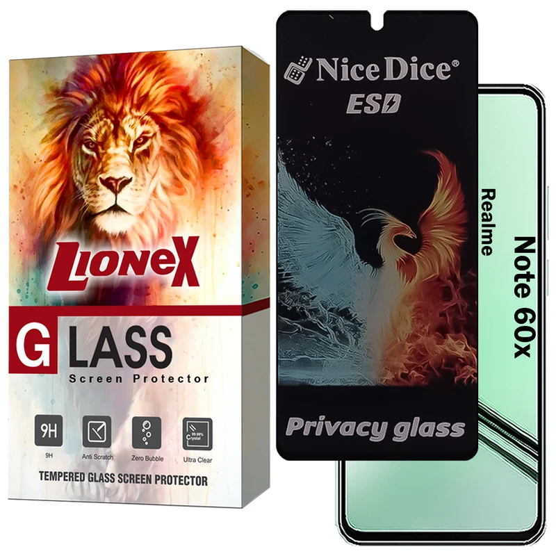 محافظ صفحه نمایش لایونکس مدل LND7 مناسب برای گوشی موبایل ریلمی Note 60x