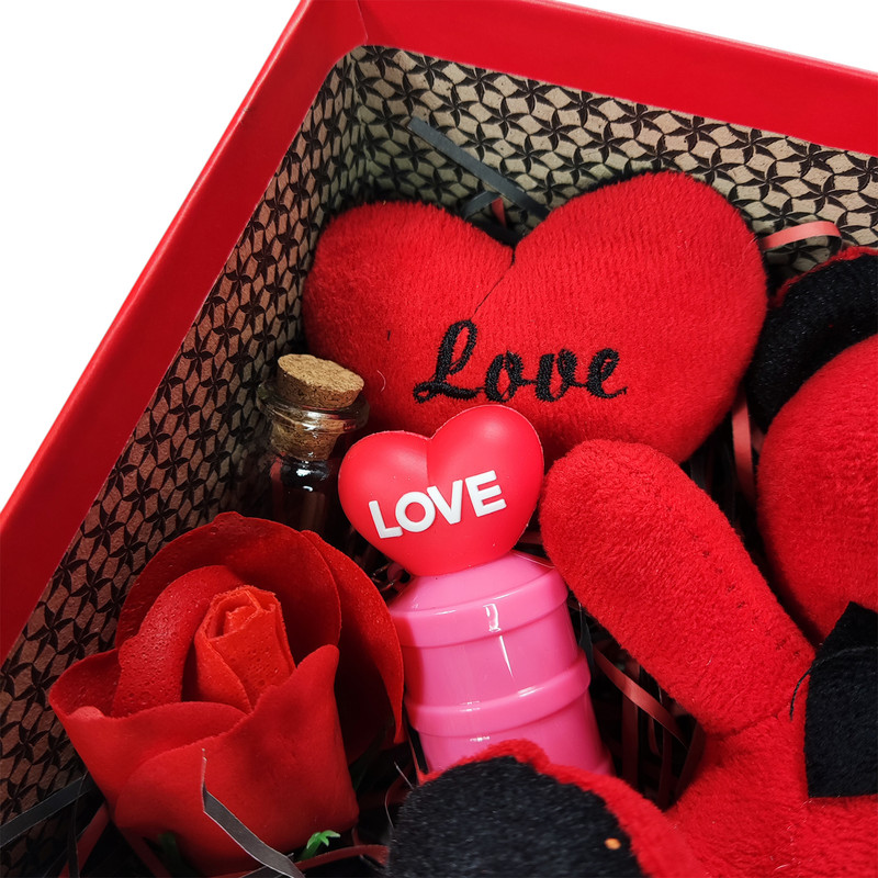 ست هدیه مدل خرس روز عشق مجموعه 7 عددی