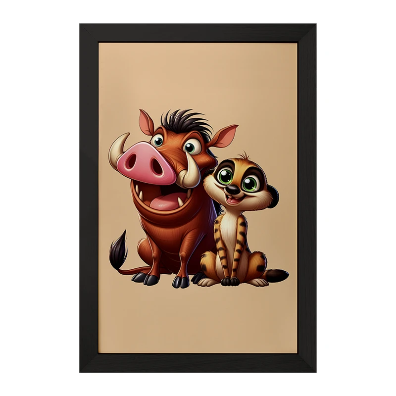 تابلو خندالو مدل شیر شاه کد F7679