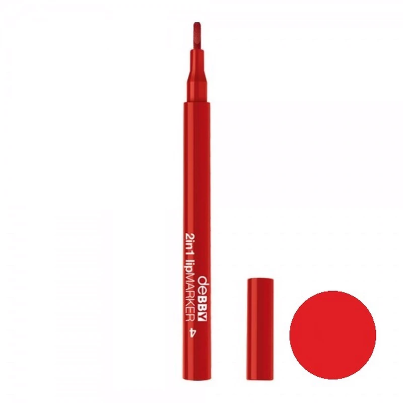 رژ لب و مداد لب دبی مدل 2in1 شماره 4