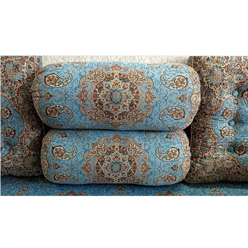 ست 7 تکه پشتی ترمه مدل شاه نشین کد 1818