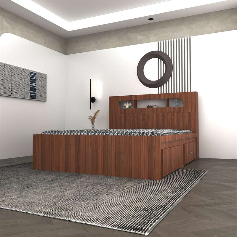 تخت خواب دونفره اعیان مدل FH523 سایز 160x200 سانتی متر