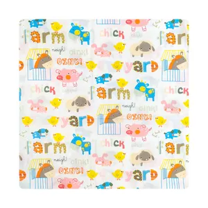 کاور لحاف آدنو مدل Zoo کد FI13 یک نفره سایز 160x220 سانتی متر
