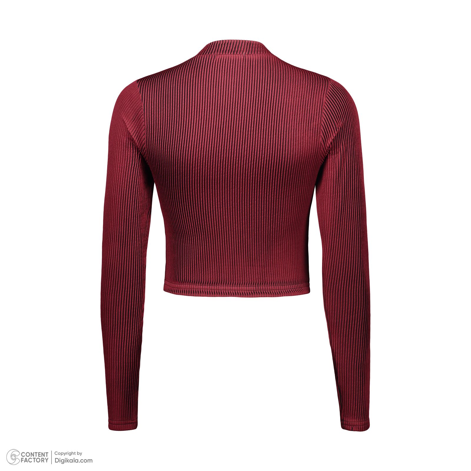 کراپ تیشرت آستین بلند زنانه مونسا مدل 41082410003-70 - - 4