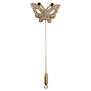 سنجاق سینه زنانه طرح پروانه مدل 02