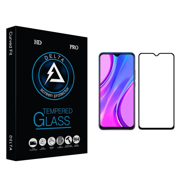 محافظ صفحه نمایش دلتا مدل Fit مناسب برای گوشی موبایل شیائومی Redmi 9