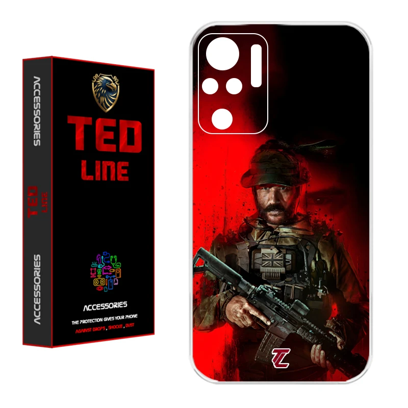 کاور تدلاین طرح کاپیتان پرایس کد 1200 مناسب برای گوشی موبایل شیائومی Redmi Note 10 4G / Note 10S / Poco M5S