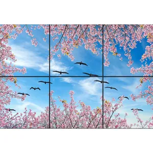 تایل سقفی آسمان مجازی طرح پرواز پرندگان کد 380 سایز 60x60 سانتی متر مجموعه 6 عددی