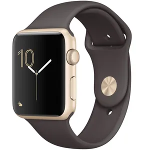 ساعت هوشمند اپل واچ سری 1 مدل 42mm Gold Aluminum Case with Cocoa Band