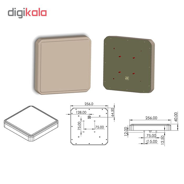 آنتن RFID شلر مدل SH212010 - 865‐875 MHz - 8dBi