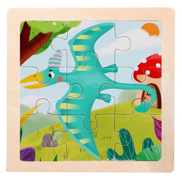 پازل 9 تکه مدل دایناسور D1