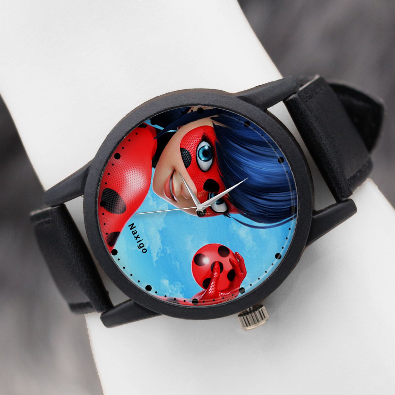 ساعت مچی عقربه ای ناکسیگو طرح Ladybug کد LF4198 -  - 4