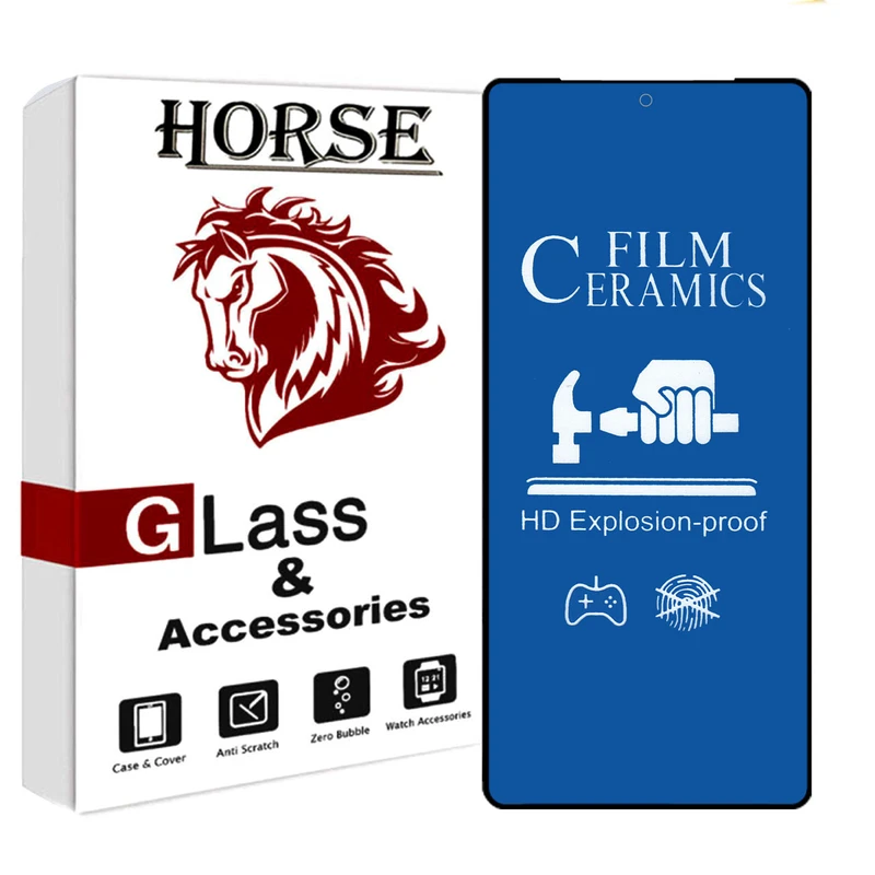 محافظ صفحه نمایش سرامیکی مات هورس مدل CRMHBLUE مناسب برای گوشی موبایل سامسونگ Galaxy A73 5G