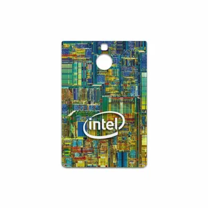 MAHOOT Intel Brand Cover Sticker for BlackBerry Passport Silver Edition