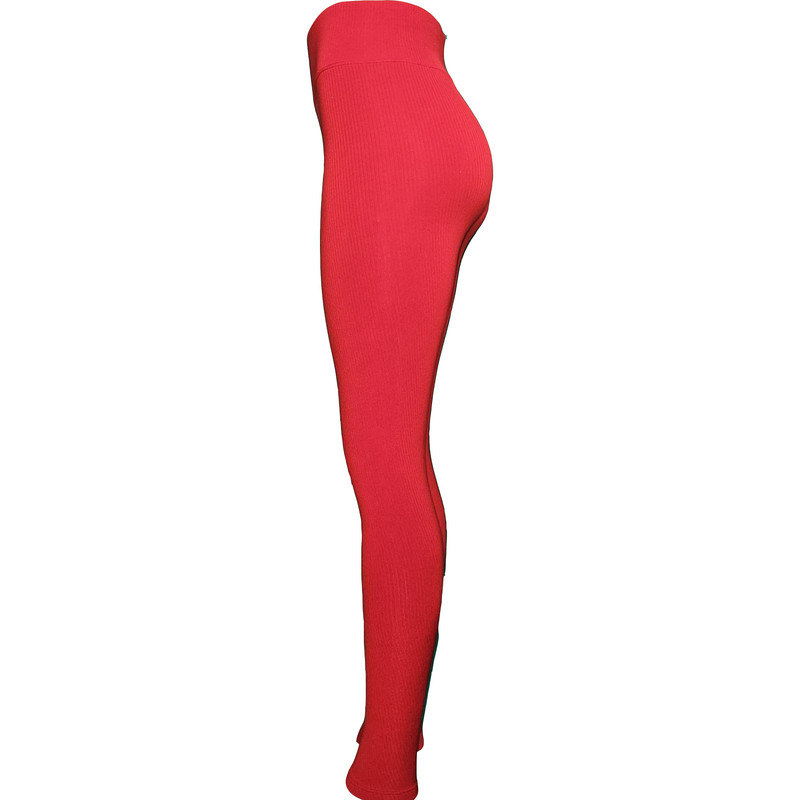 لگینگ زنانه رویین تن مدل کبریتی رنگ قرمز