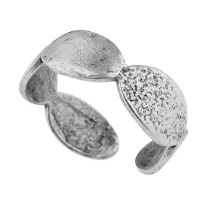 انگشتر نقره زنانه طرح مینیمال مدل 15369