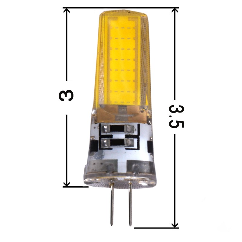 لامپ سوزنی 2 وات نوربیست مدل 2W-COB پایه G4-220V بسته 2 عددی