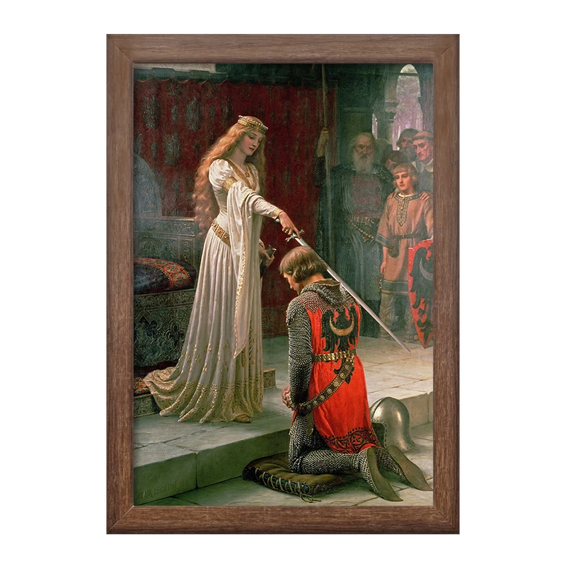 تابلو خندالو طرح نقاشی افتخار اثر ادموند بلر لیتون کد F12474