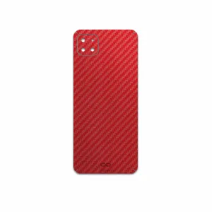 MAHOOT Red-Fiber Cover Sticker for Samsung Galaxy A22 5G
