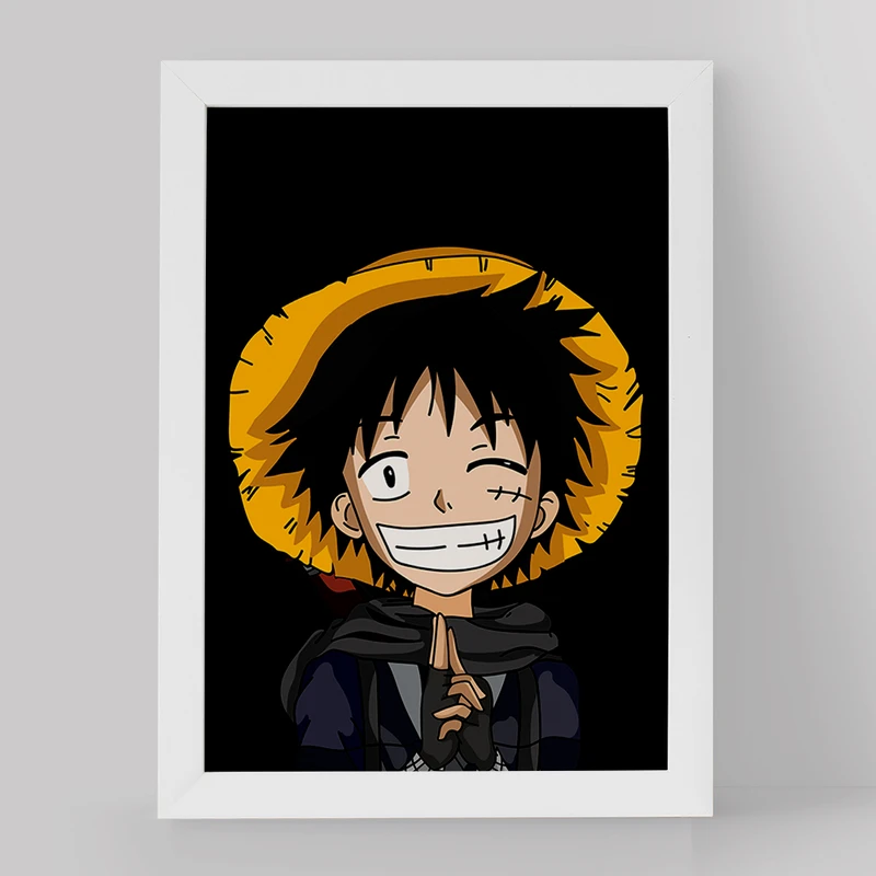 تابلو خندالو مدل لوفی دی مانکی انیمه وان پیس کد 11423