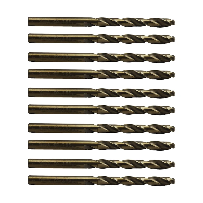 مته آهن اسپیدی مدل YP-HSS-G-06.5MM سایز 6.5 میلی متر مجموعه 10عددی 